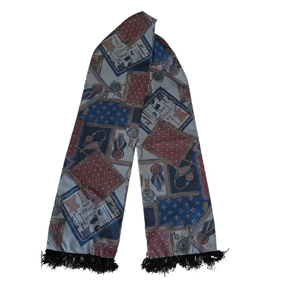 Equestrian  Horse theme gents evening scarf